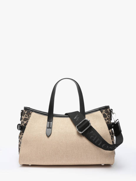 Handtas Leopard Vanessa wu Beige leopard MA0132M ander zicht 4